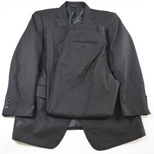 Angelo Rossi‎ 40S 32x30 Black Mens Jacket Pants Suit